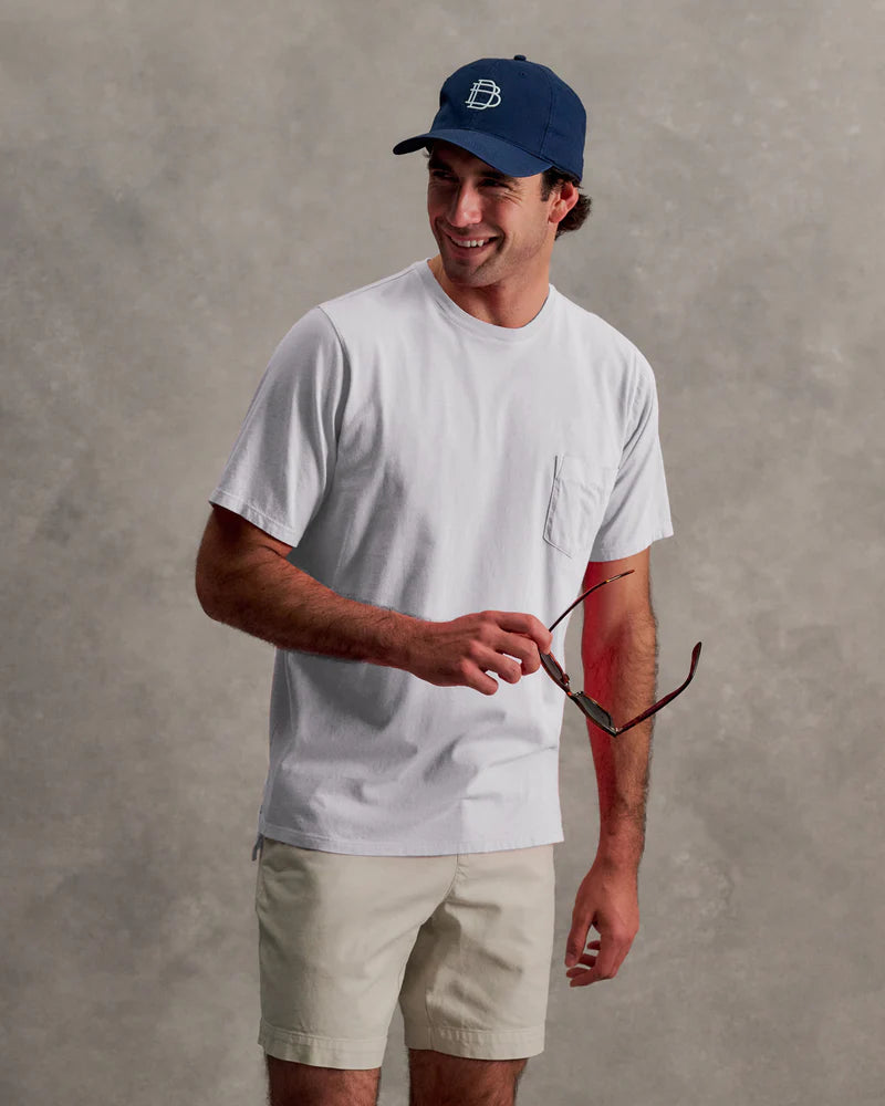 B. Draddy Dewey Short-Sleeve Pocket Tee - White