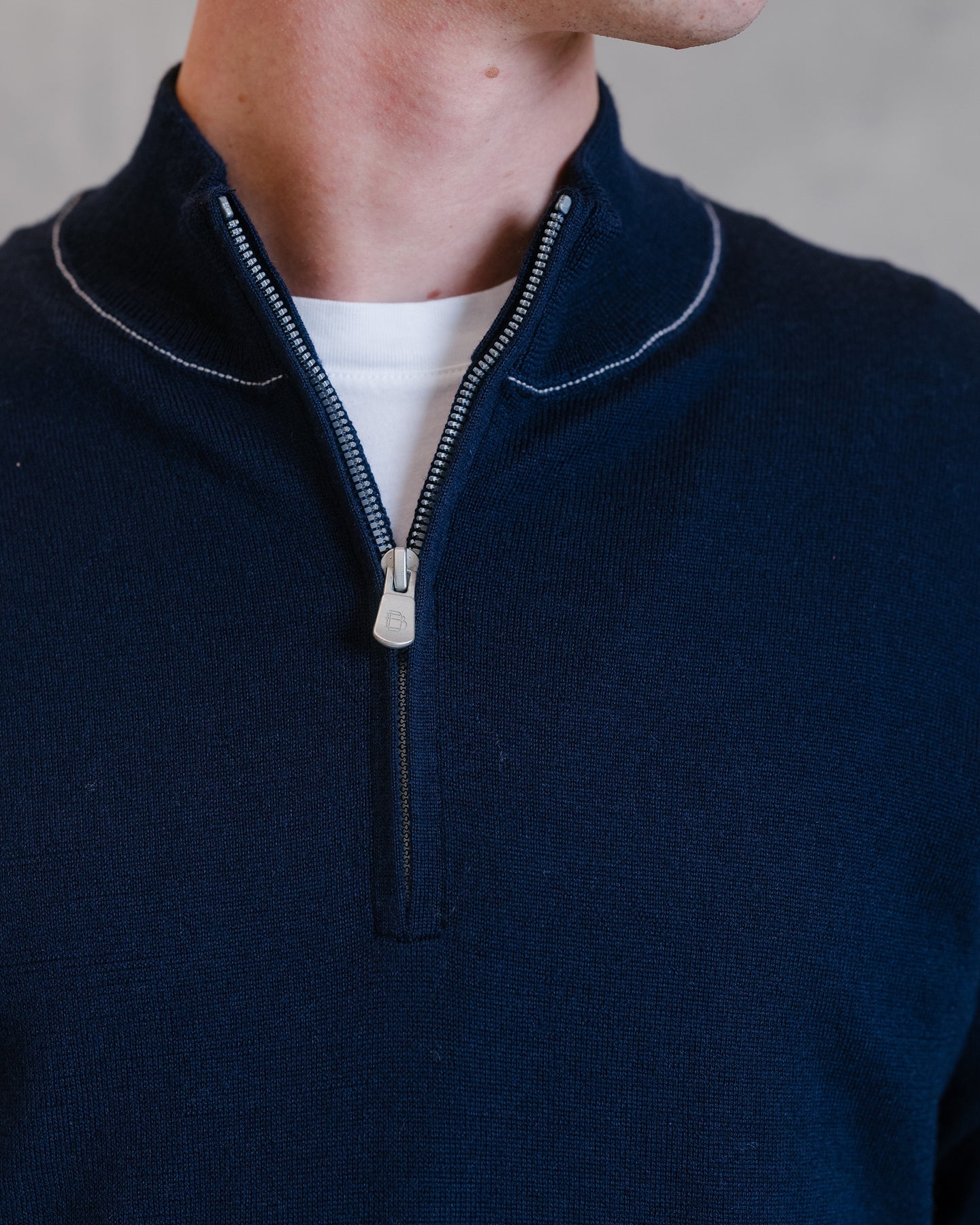 B. Draddy The Schoen Quarter Zip - Navy