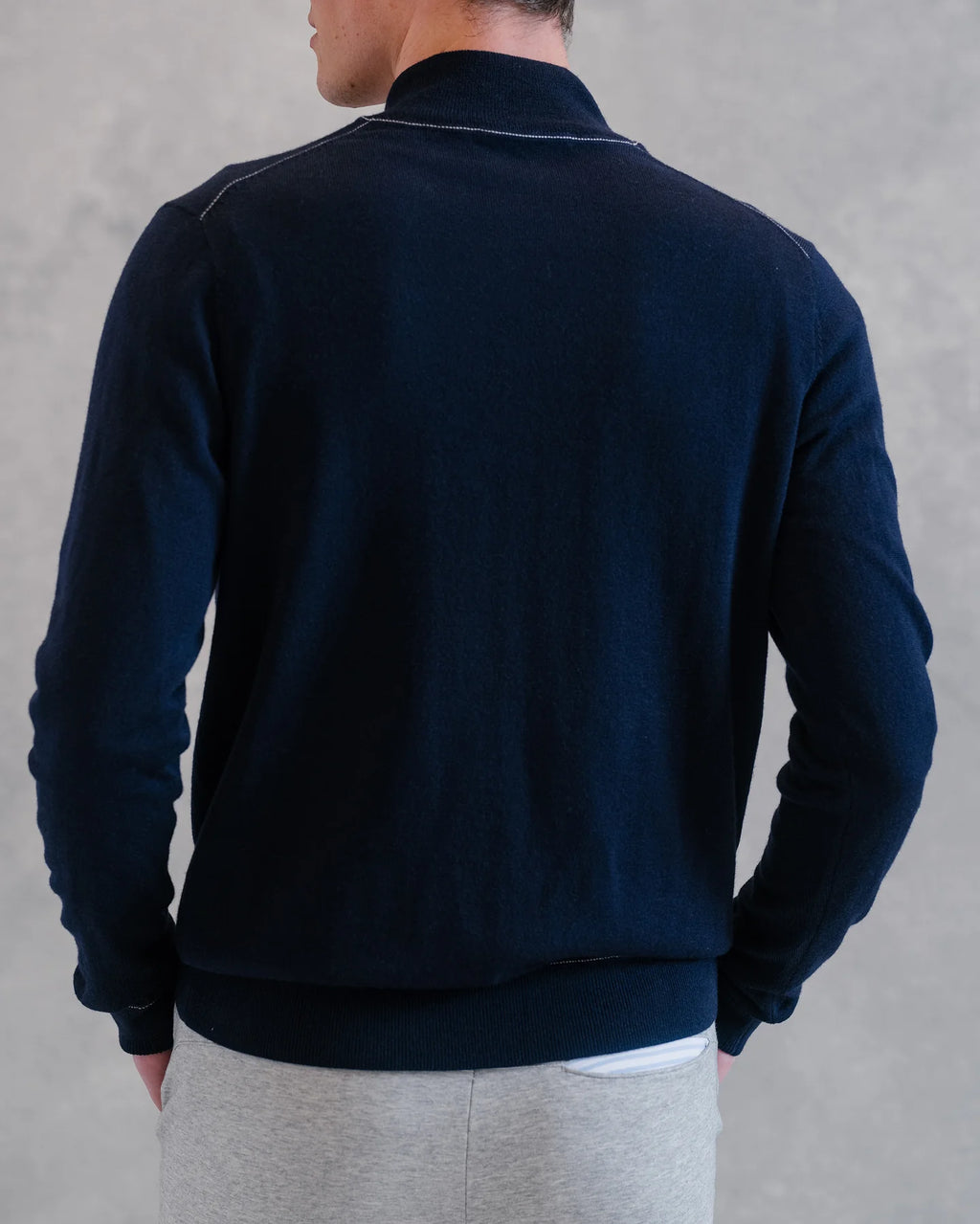 B. Draddy The Schoen Quarter Zip - Navy