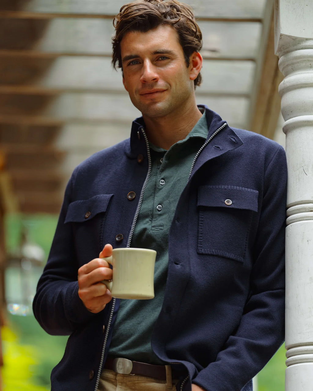 B. Draddy Gust Baruffa Merino Wind Jacket - Navy