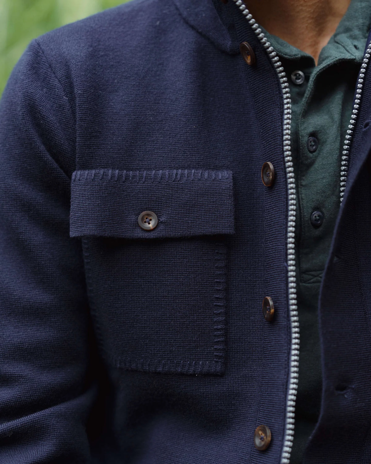 B. Draddy Gust Baruffa Merino Wind Jacket - Navy