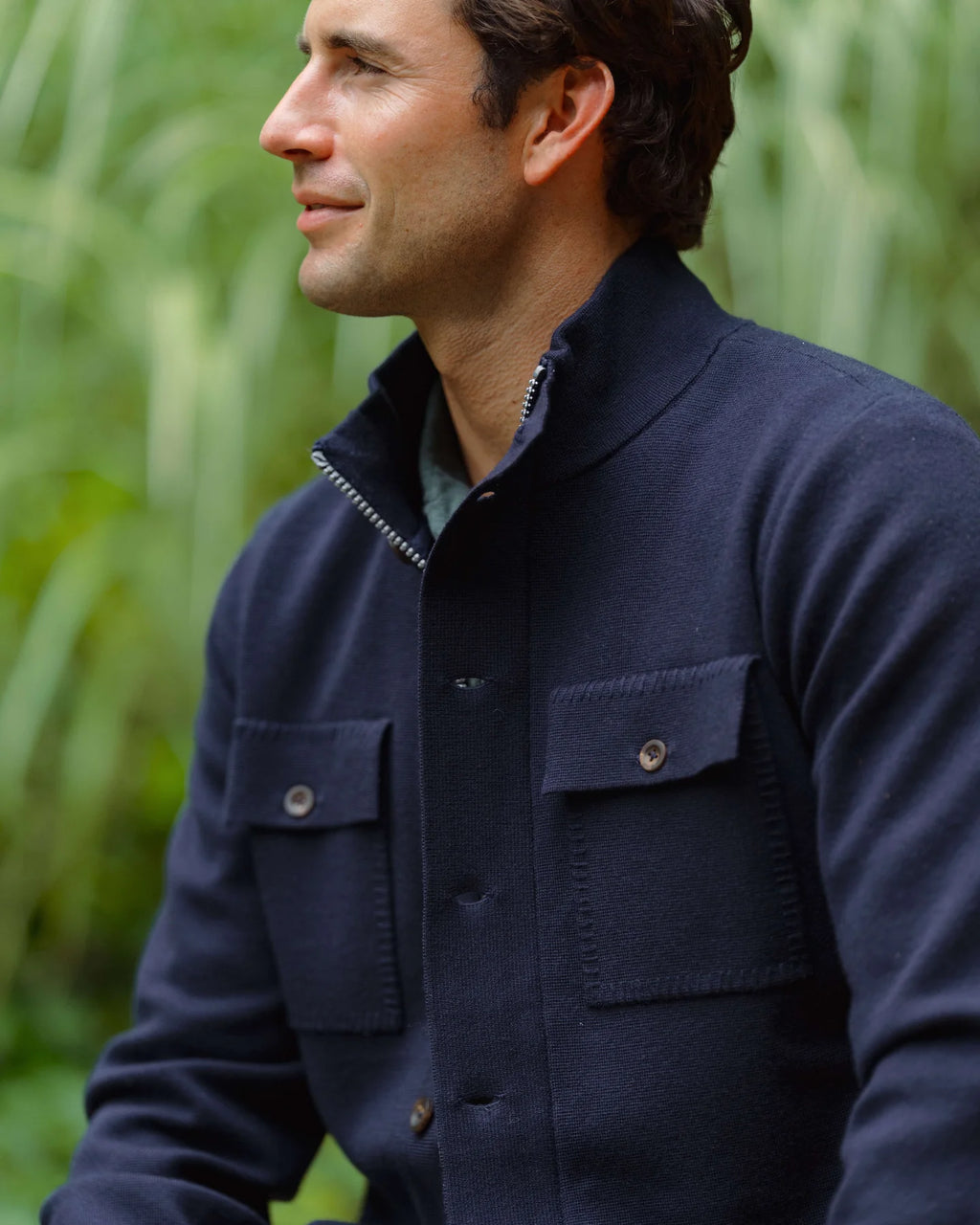 B. Draddy Gust Baruffa Merino Wind Jacket - Navy
