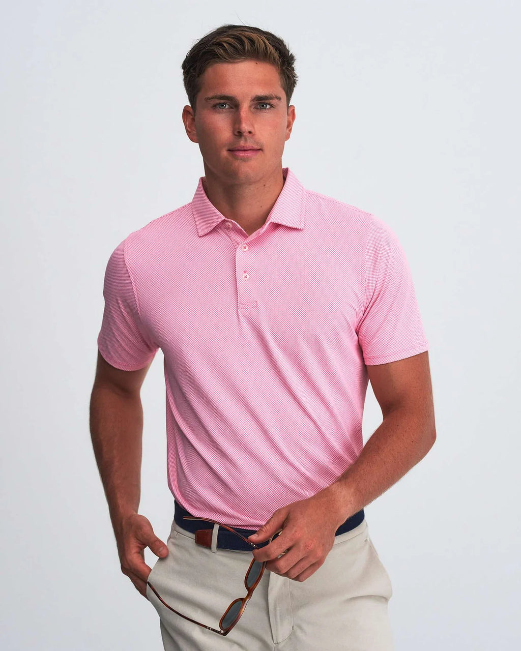 B.Draddy Cool Larson Polo - Chagrin