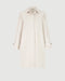 Hartford Vibrant Women's Beige Cotton Gabardine Trench Coat