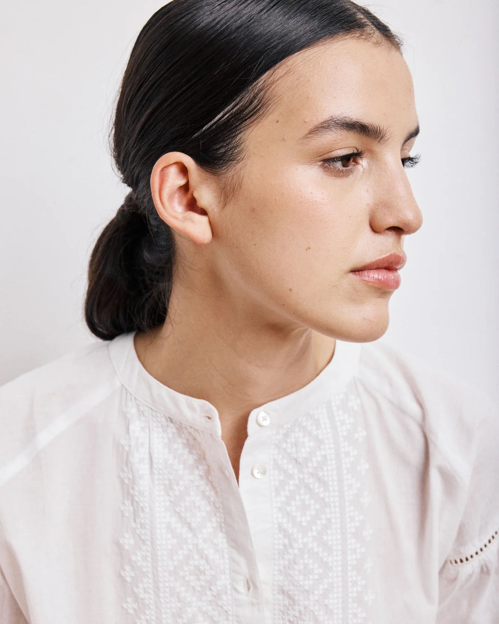 Hartford Celeste Shirt - Off-White