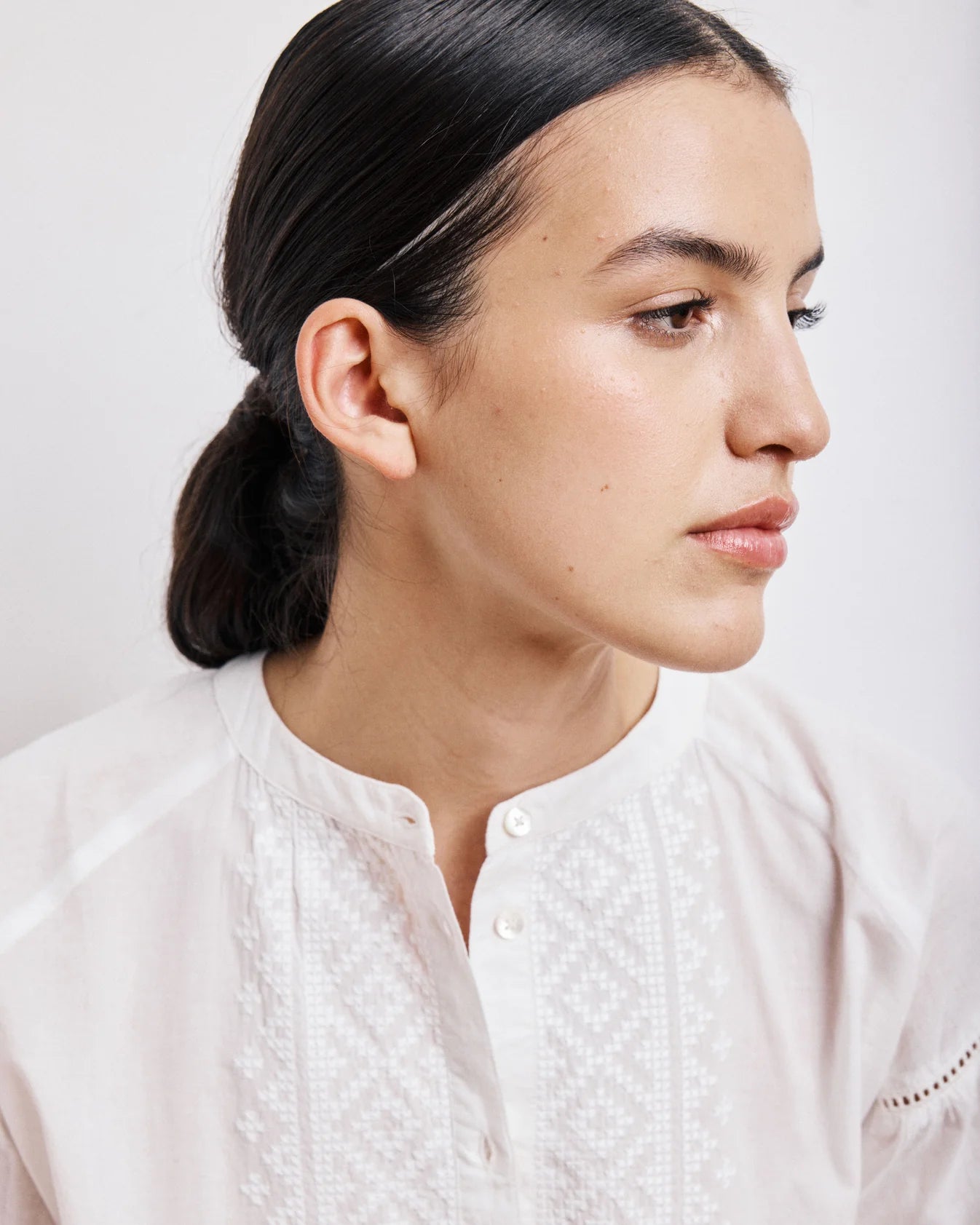 Hartford Celeste Shirt - Off-White
