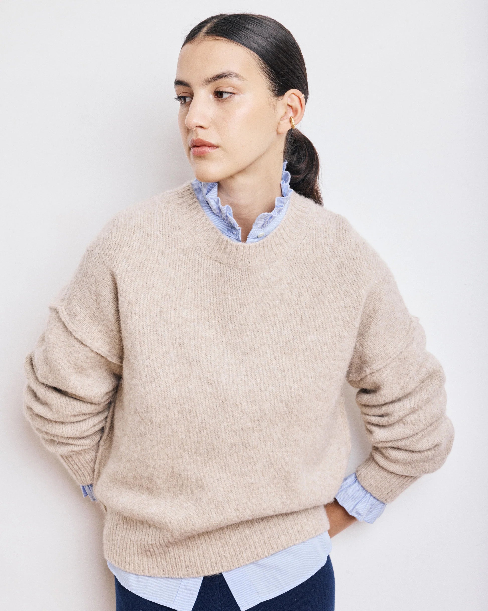 Hartford Maeva Sweater- Natural