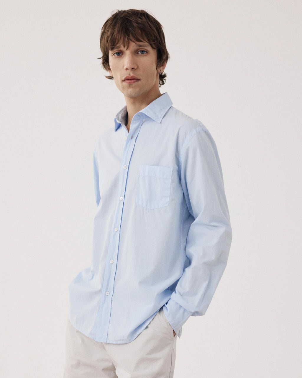 Hartford Paul Shirt - Sky