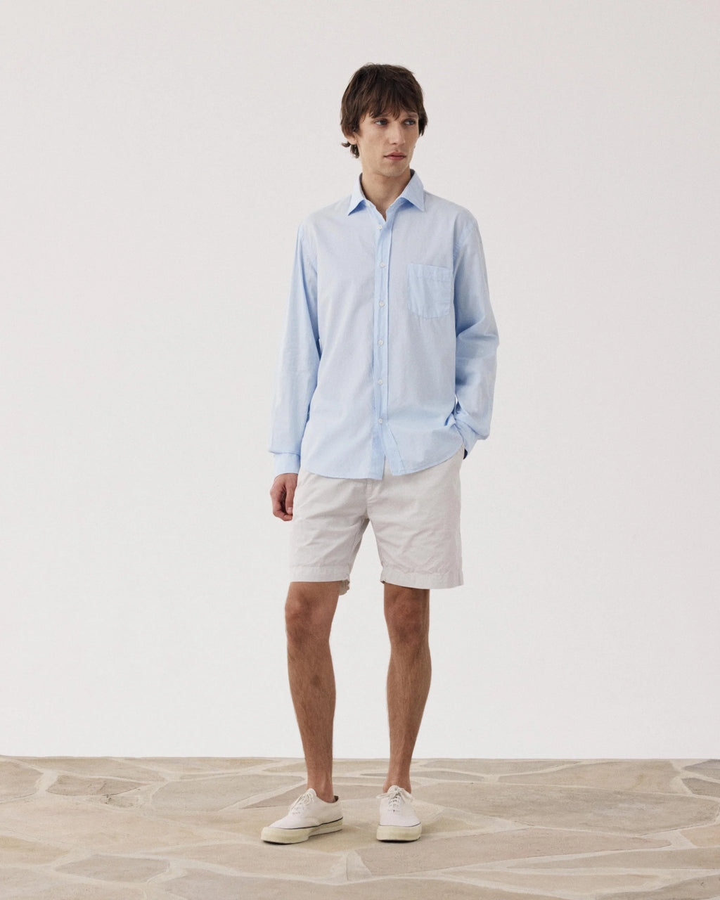 Hartford Paul Shirt - Sky