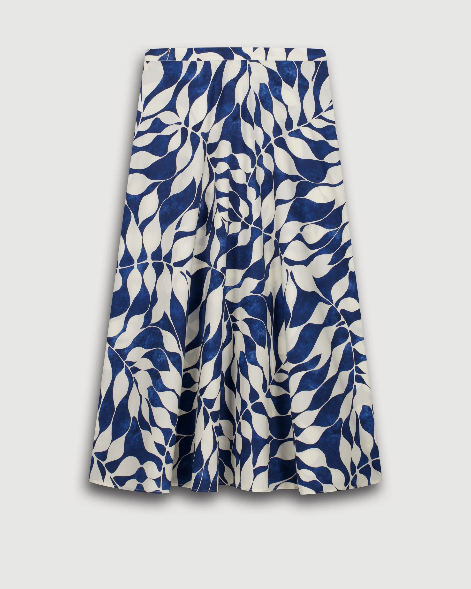 Hartford Joyce Skirt- White & Blue