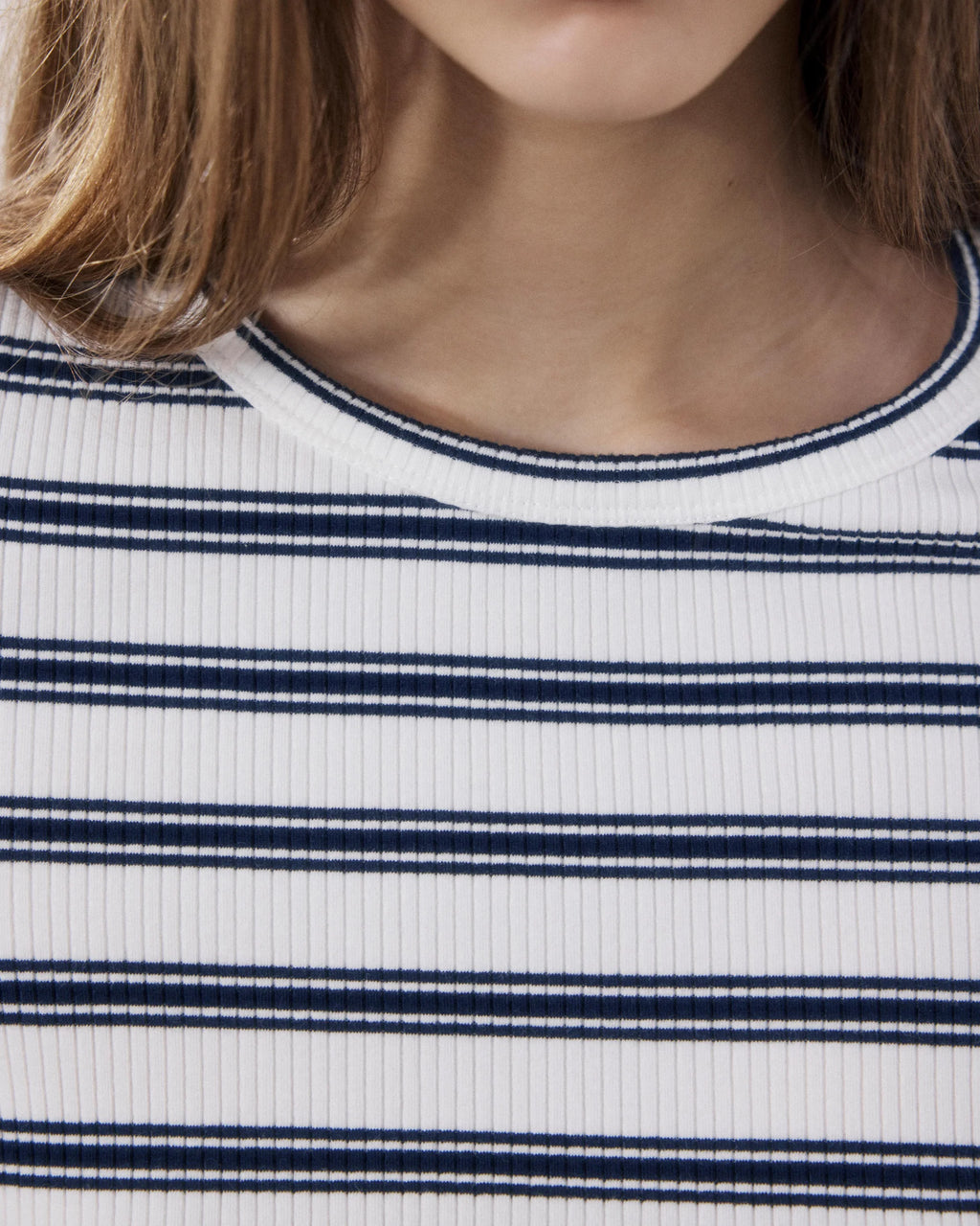 Hartford Telopea T-shirt - Navy & Ecru