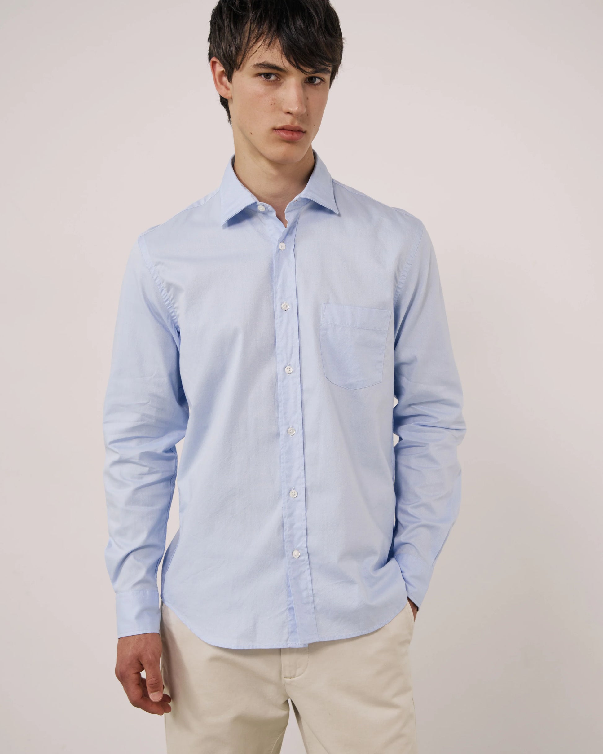 Hartford Paul Shirt - Oxford Sky Blue
