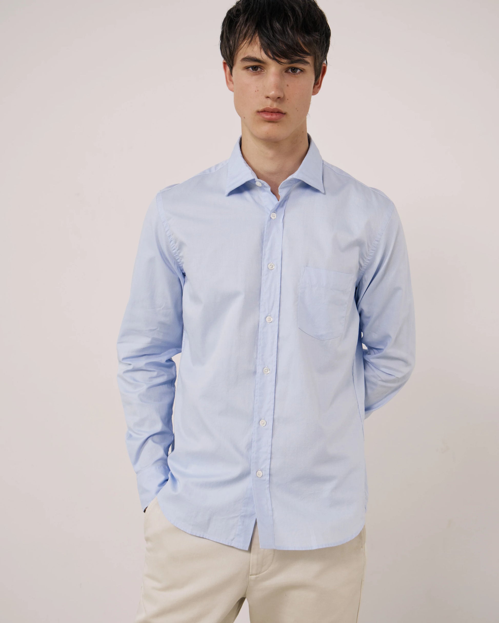 Hartford Paul Shirt - Oxford Sky Blue