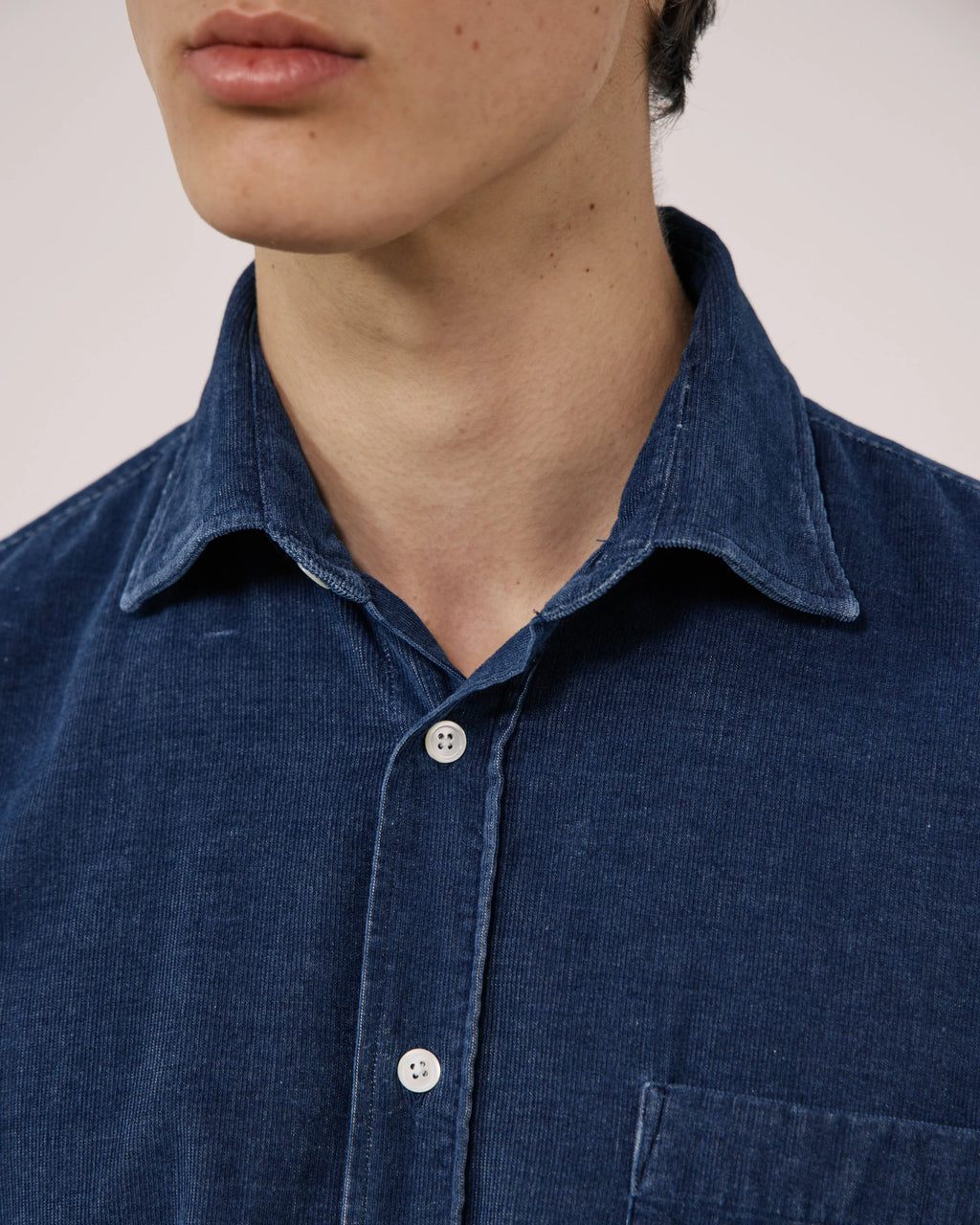 Hartford Paul Shirt - Indigo Corduroy