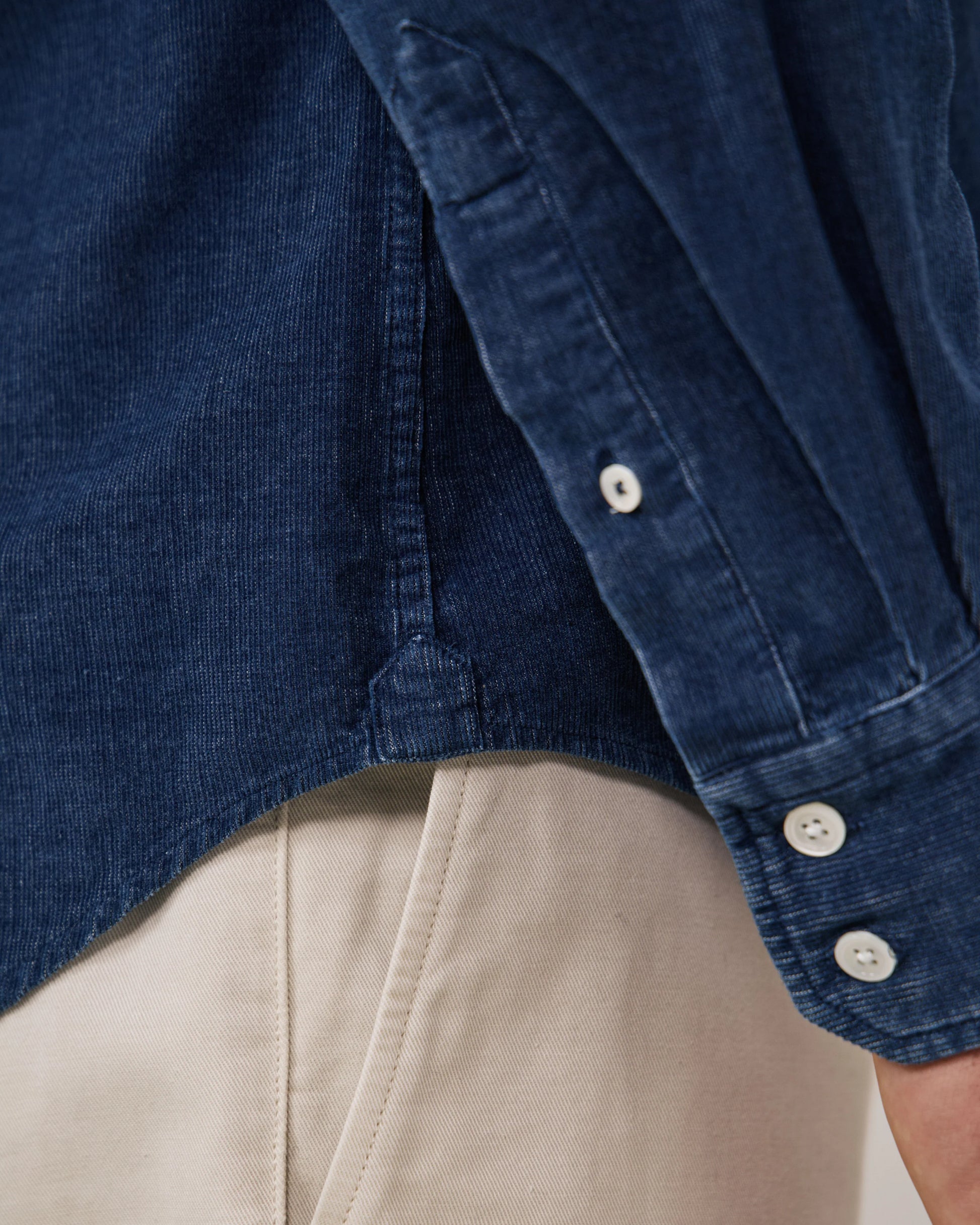 Hartford Paul Shirt - Indigo Corduroy