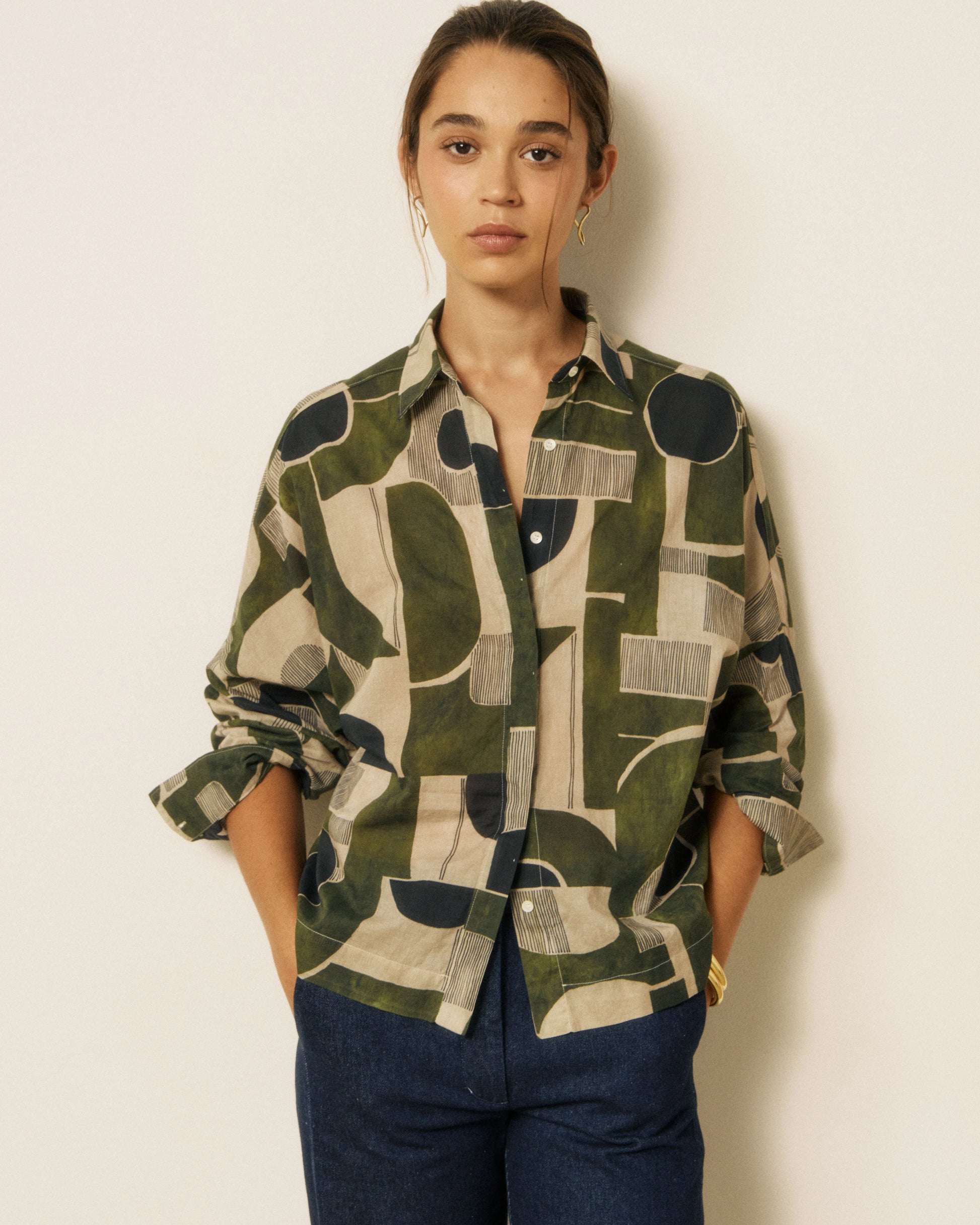 Hartford Cosma Shirt - Khaki