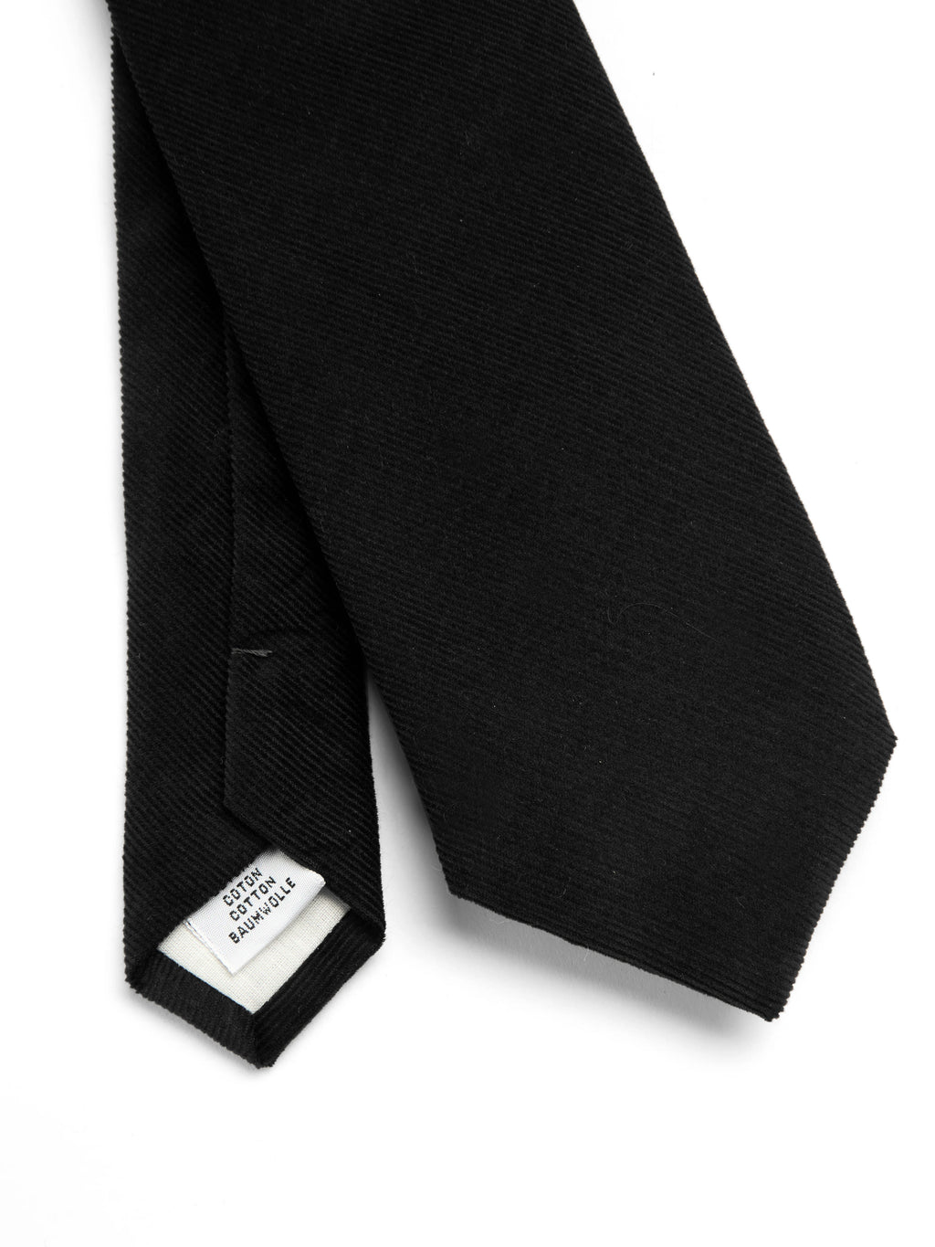 Oliver Spencer Tie Mersey - Cord Black