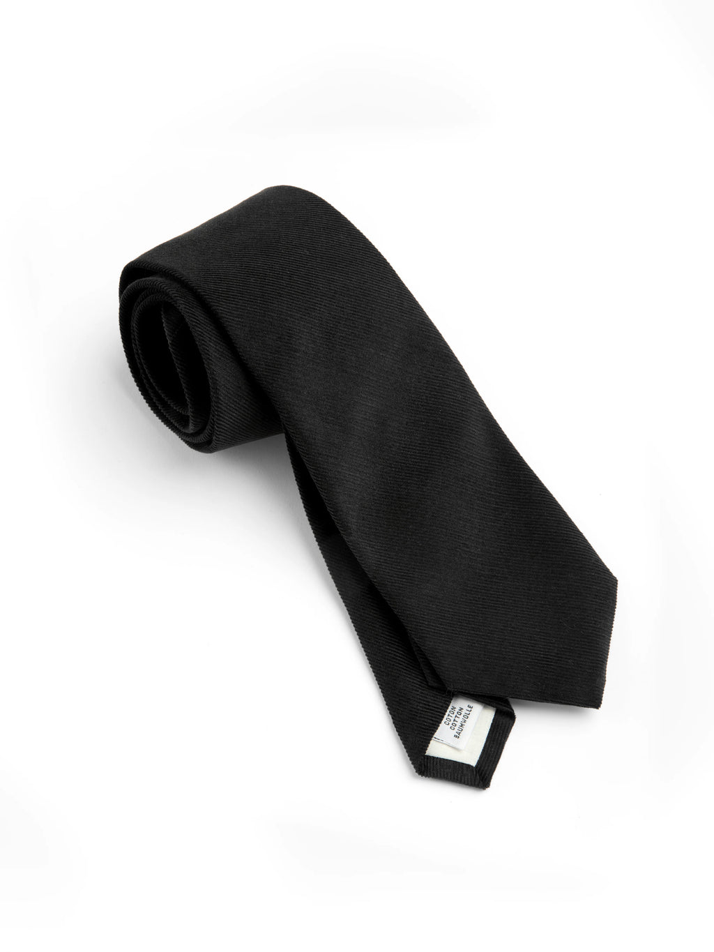 Oliver Spencer Tie Mersey - Cord Black