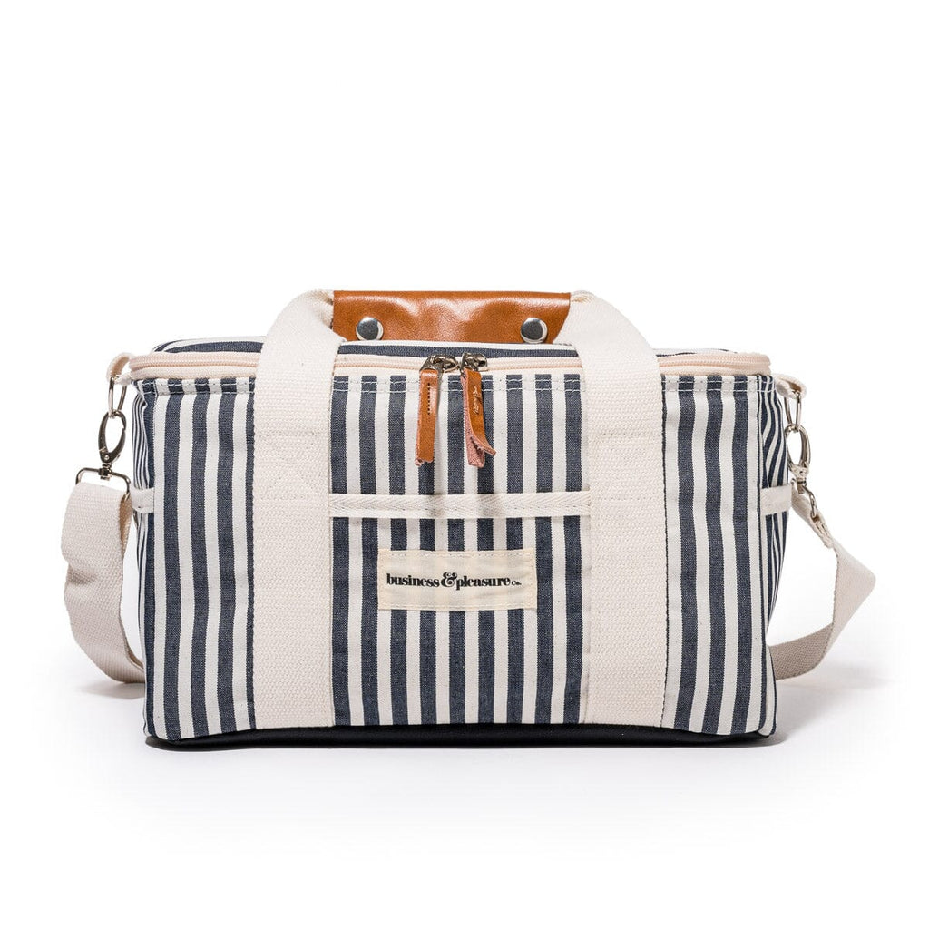 Business & Pleasure Co. The Premium Cooler Bag - Lauren's Navy Stripe