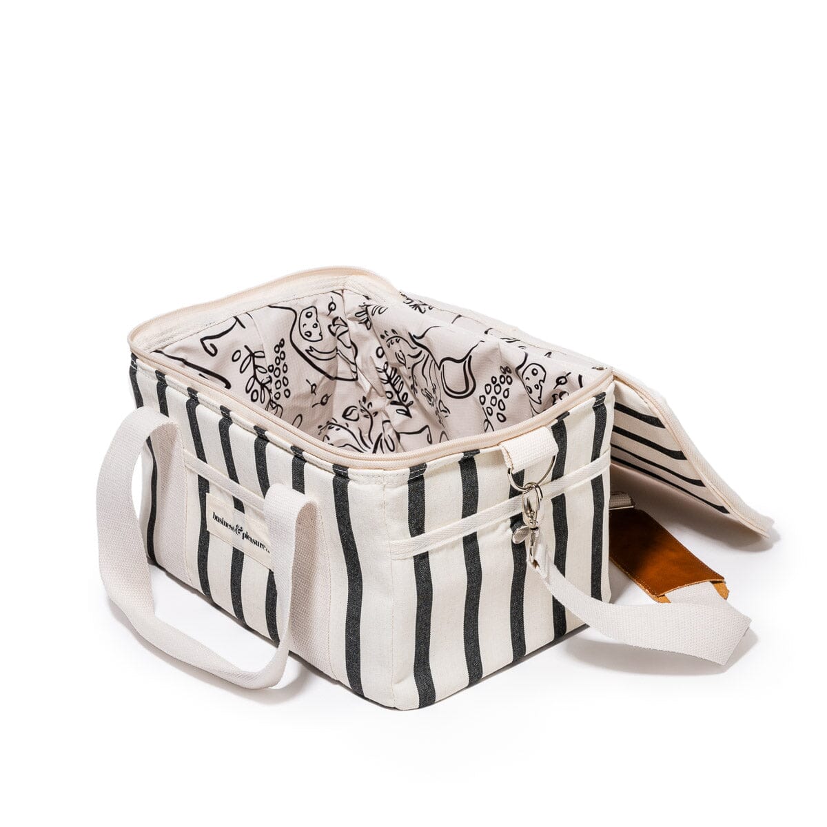 Business & Pleasure Co. The Premium Cooler Bag - Monaco Black Stripe