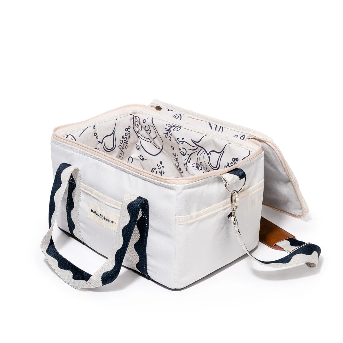 Business & Pleasure Co. The Premium Cooler Bag - Rivie White