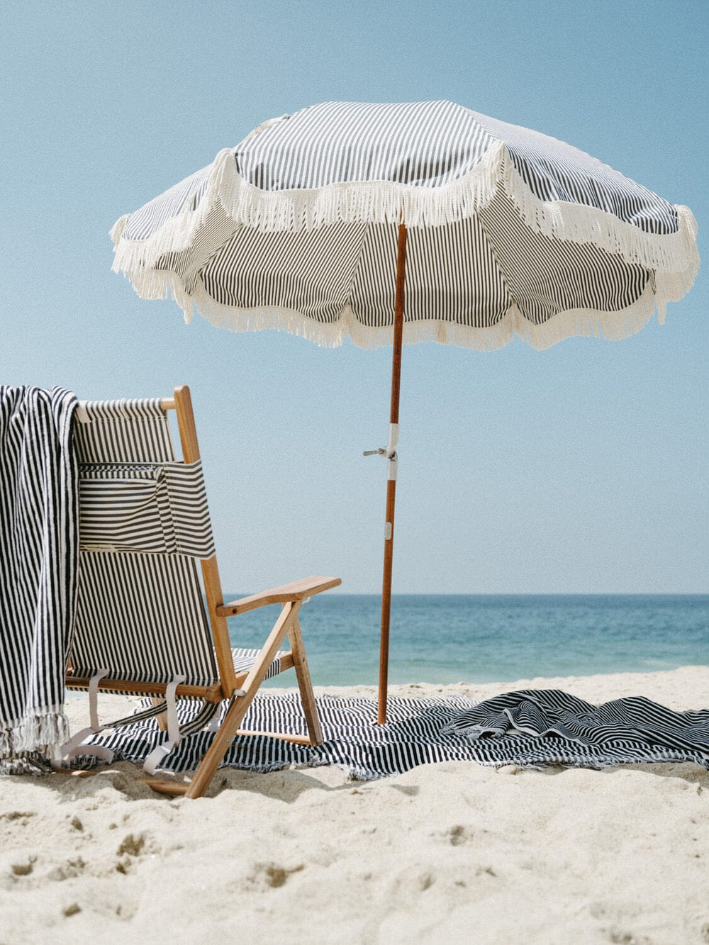 Business & Pleasure Co. The Tommy Chair - Lauren's Navy Stripe
