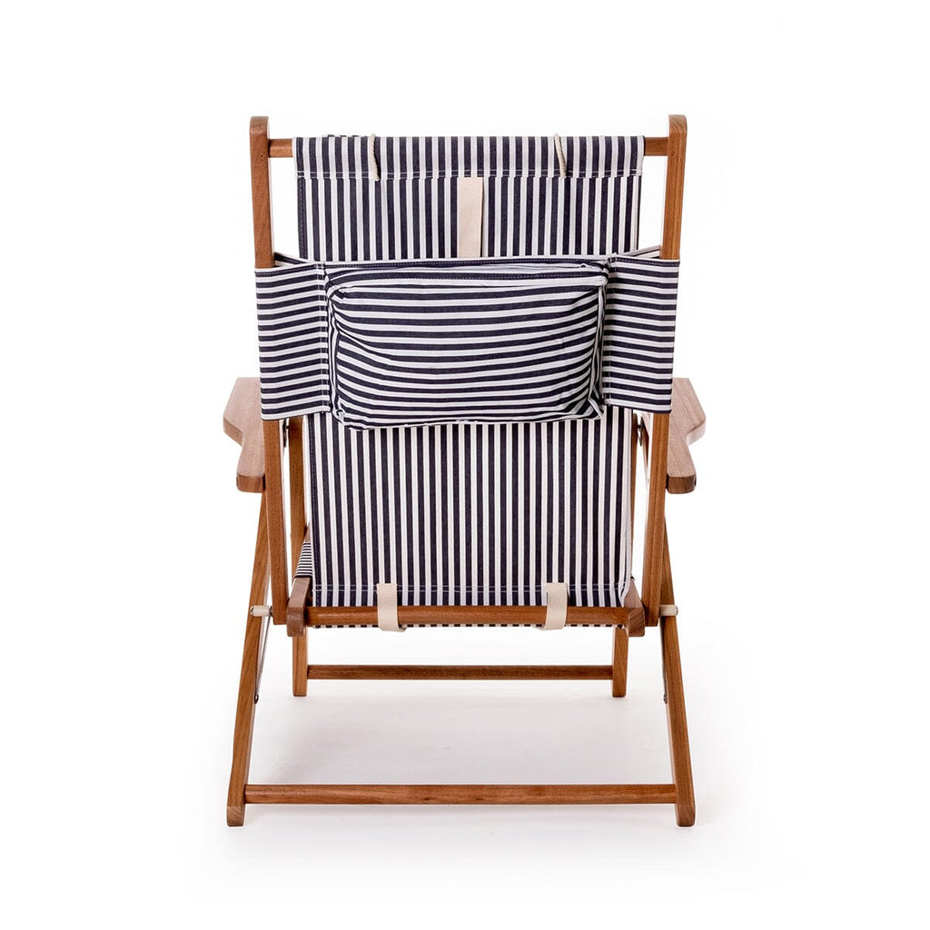 Business & Pleasure Co. The Tommy Chair - Lauren's Navy Stripe