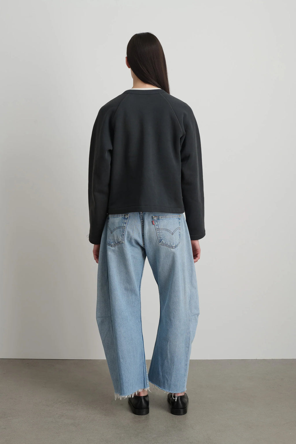 B Sides Snap Cardigan - Vintage Black Overdye