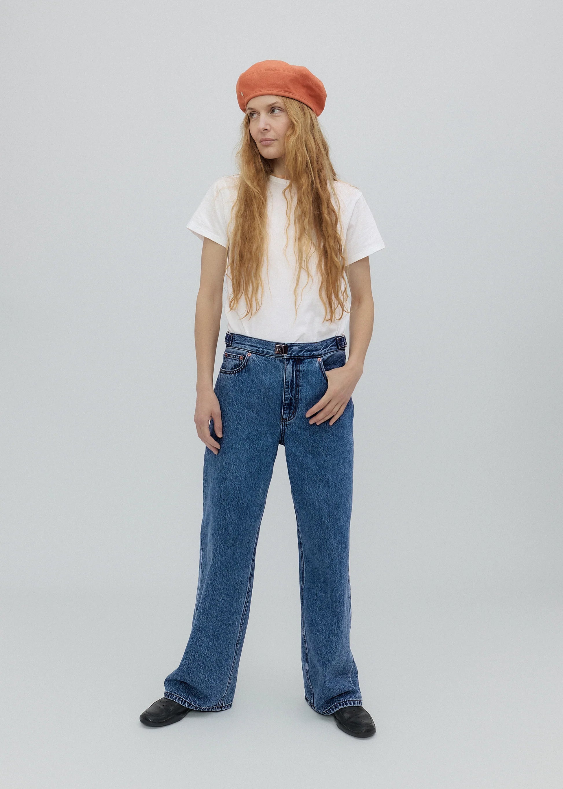 Still Here Buckle Jean in Classic Blue