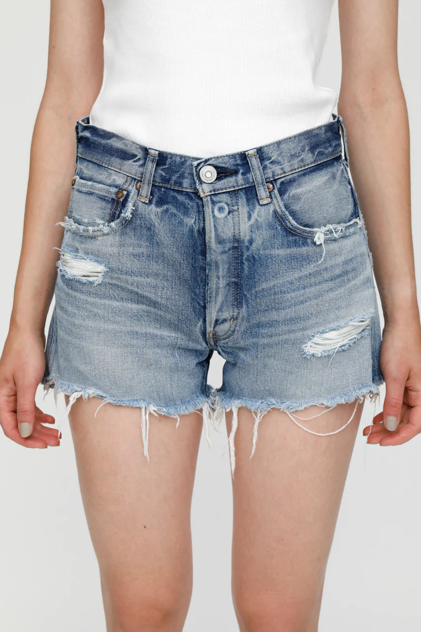Moussy Packard Shorts  - Blue