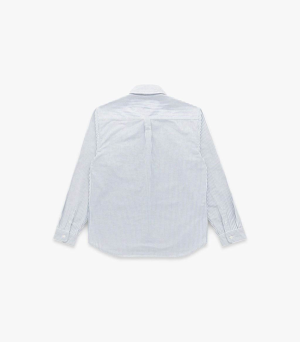 Knickerbocker "Beefy" Cotton Oxford - Navy Stripe