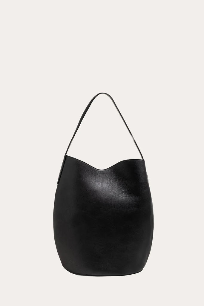 Liffner Belted Bucket Bag Large Black