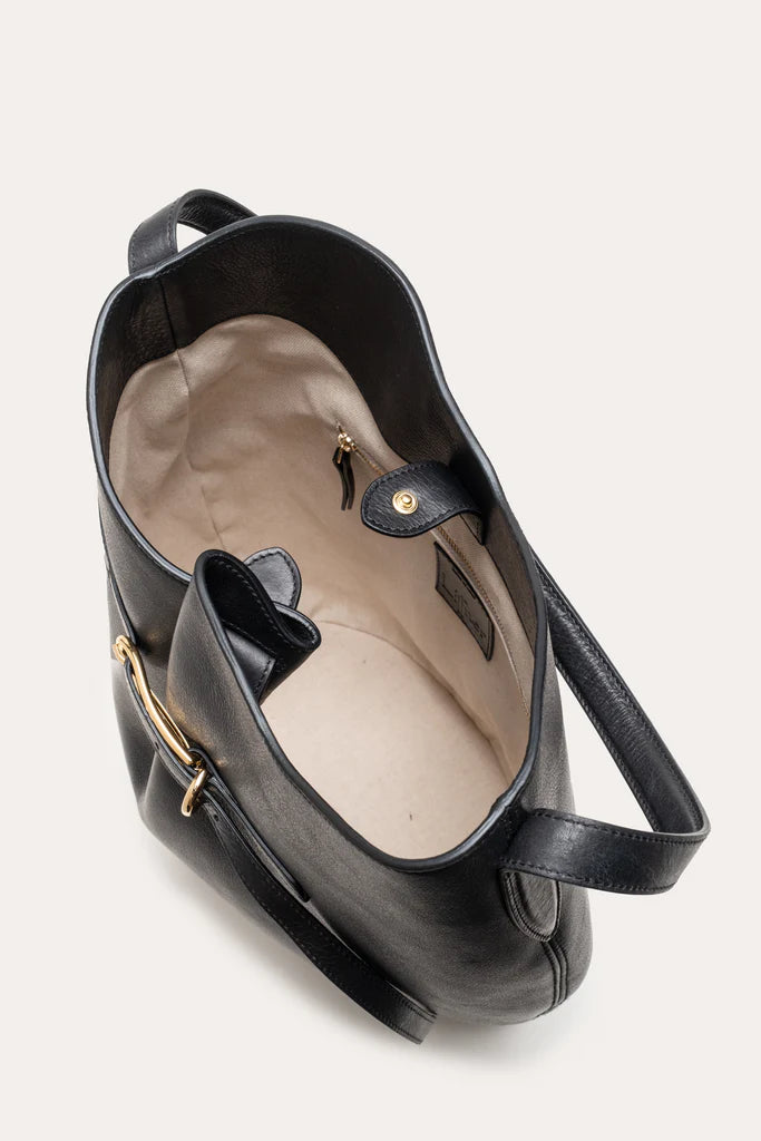 Liffner Belted Bucket Bag Large Black