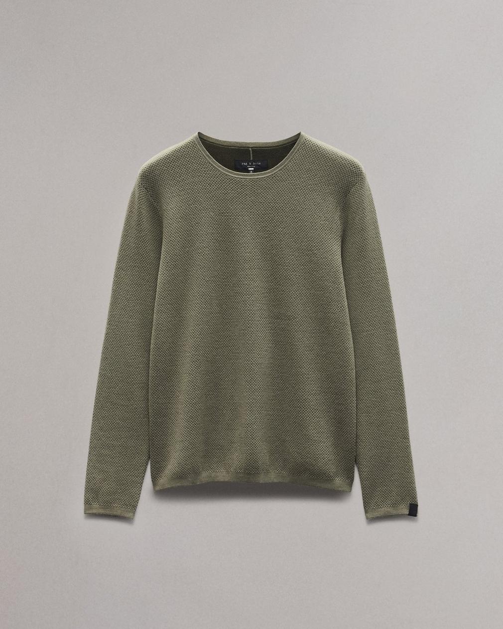 Rag & Bone Bennet Crew Sweater - Sage