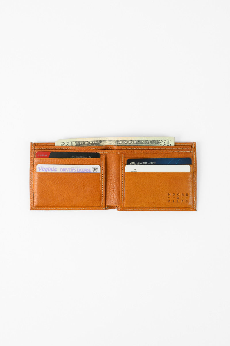 Moore & Giles Bifold Wallet - Modern Saddle