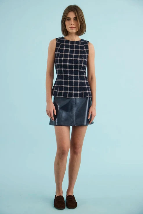 Hunter Bell Bini Top  - St Andrews Check