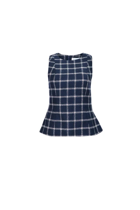 Hunter Bell Bini Top  - St Andrews Check
