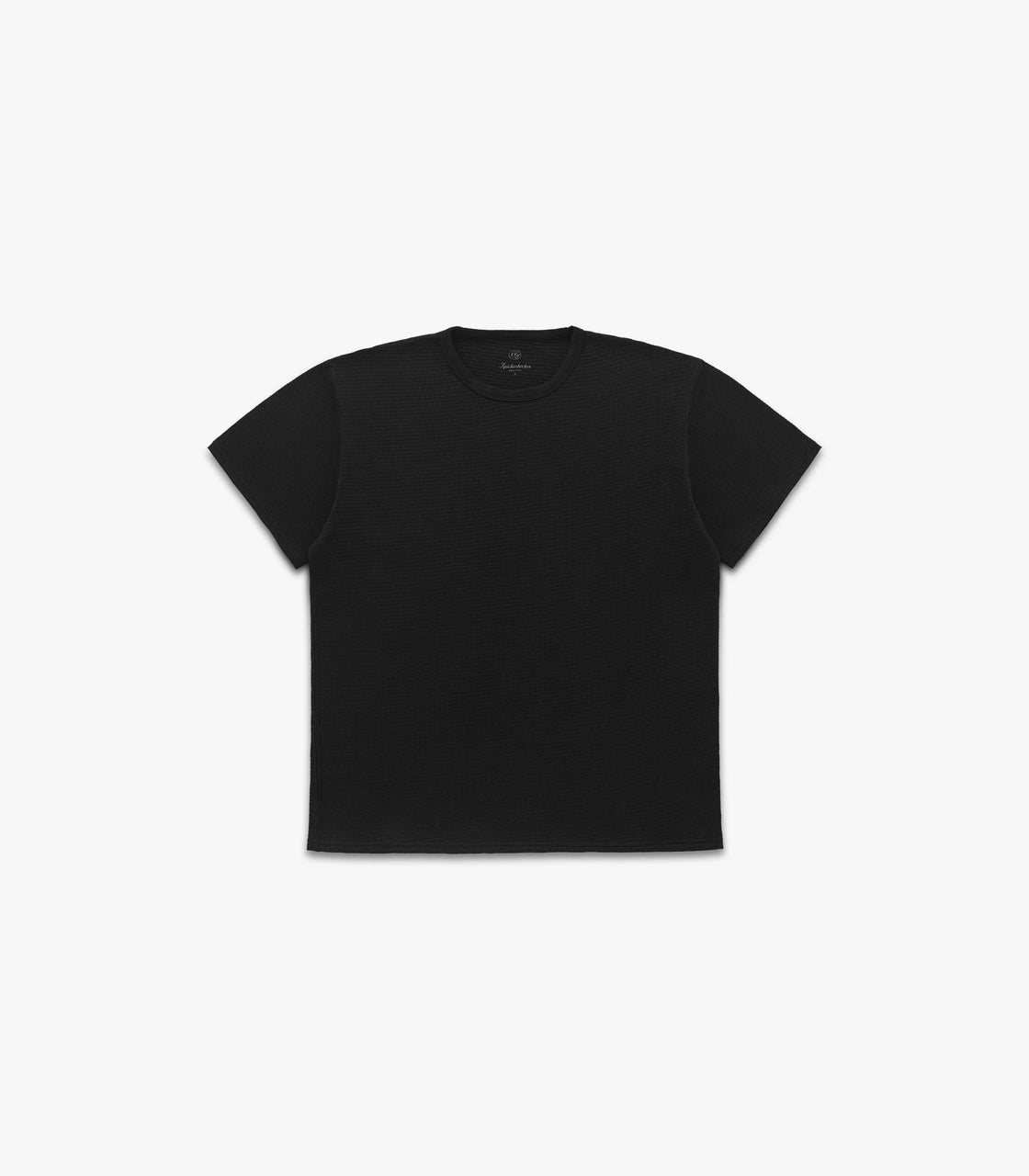 Knickerbocker Box Knit T-Shirt - Black