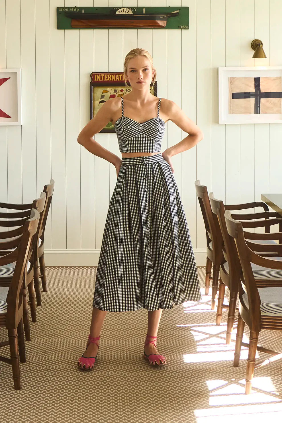 Hunter Bell Eva Skirt - Black & White