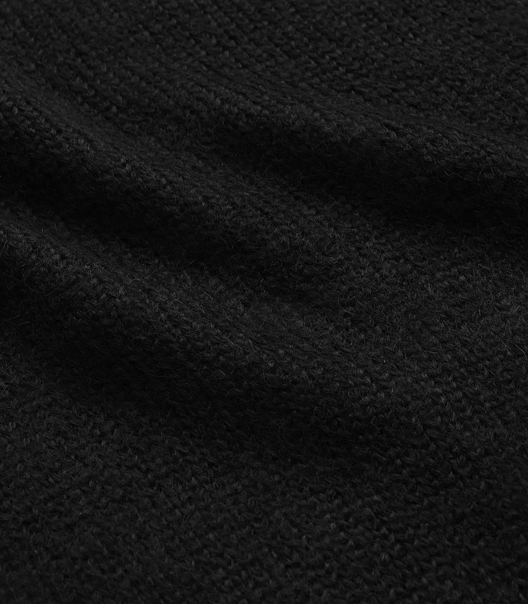 Knickerbocker Bud Alpaca Sweater -Black