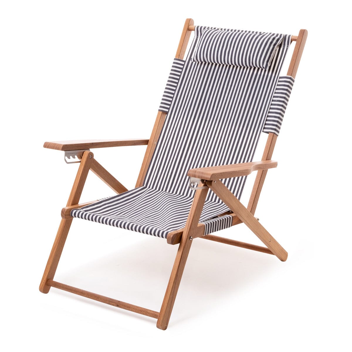 Business & Pleasure Co. The Tommy Chair - Lauren's Navy Stripe