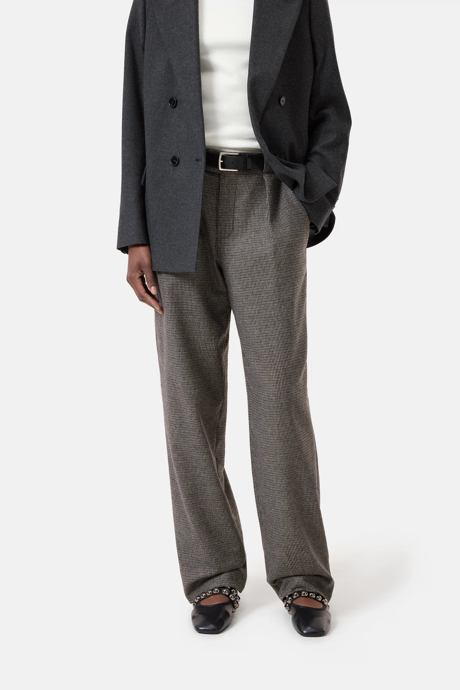 Closed Wide Pants - Mawson - Dark Night