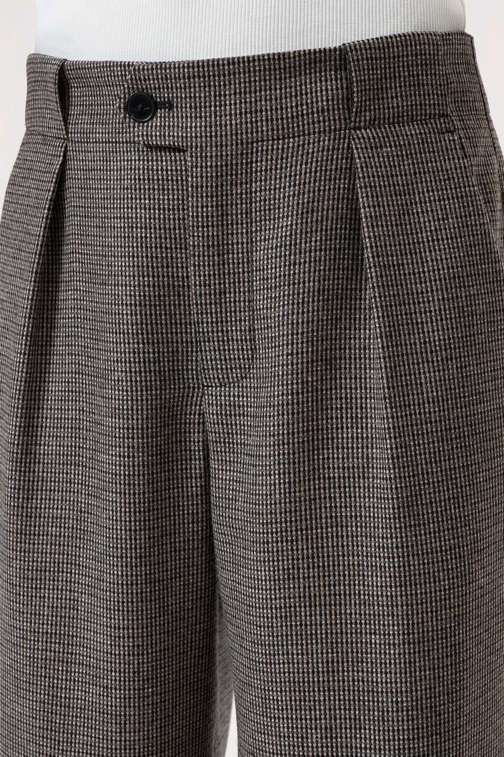 Closed Wide Pants - Mawson - Dark Night