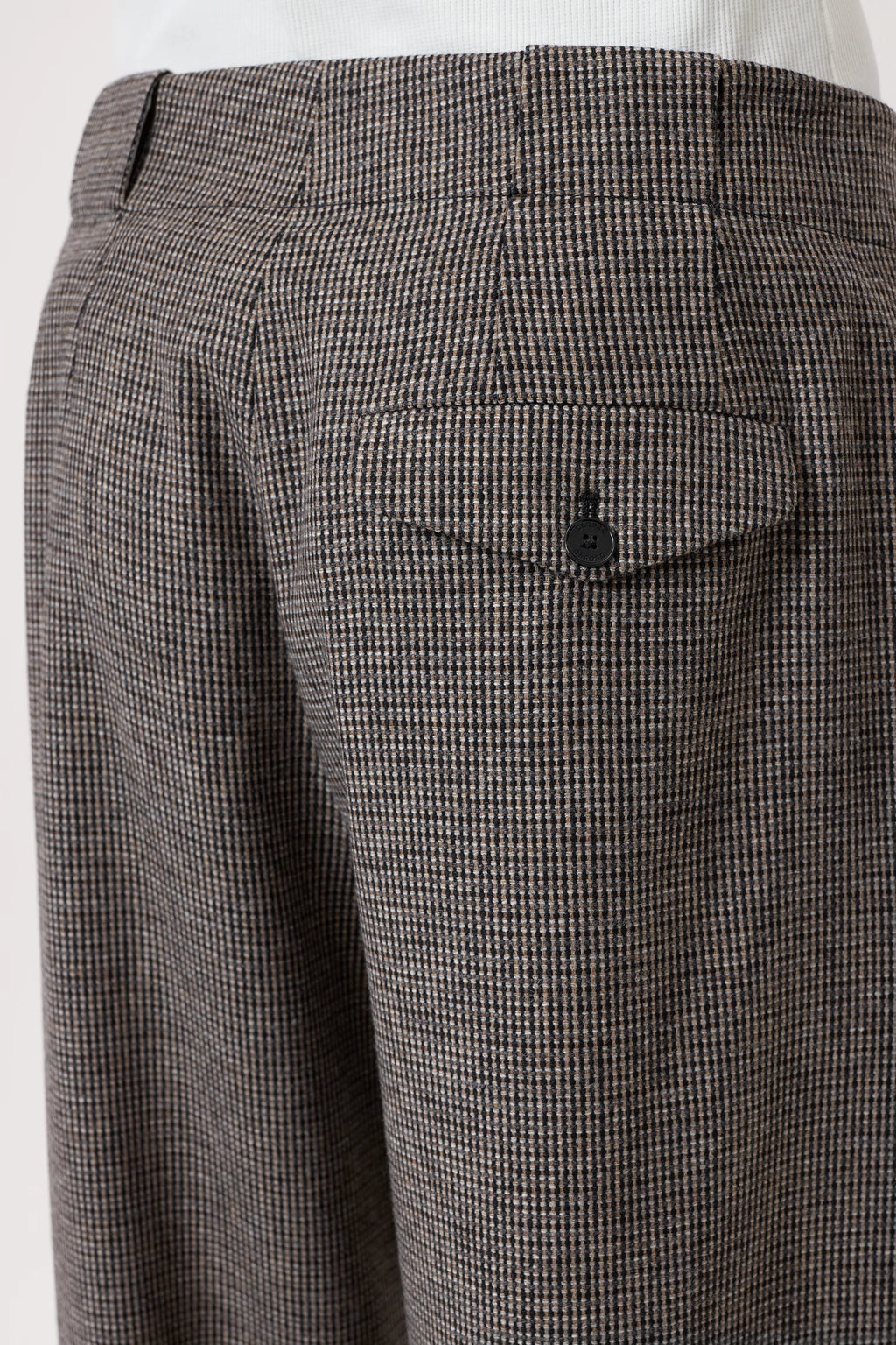 Closed Wide Pants - Mawson - Dark Night