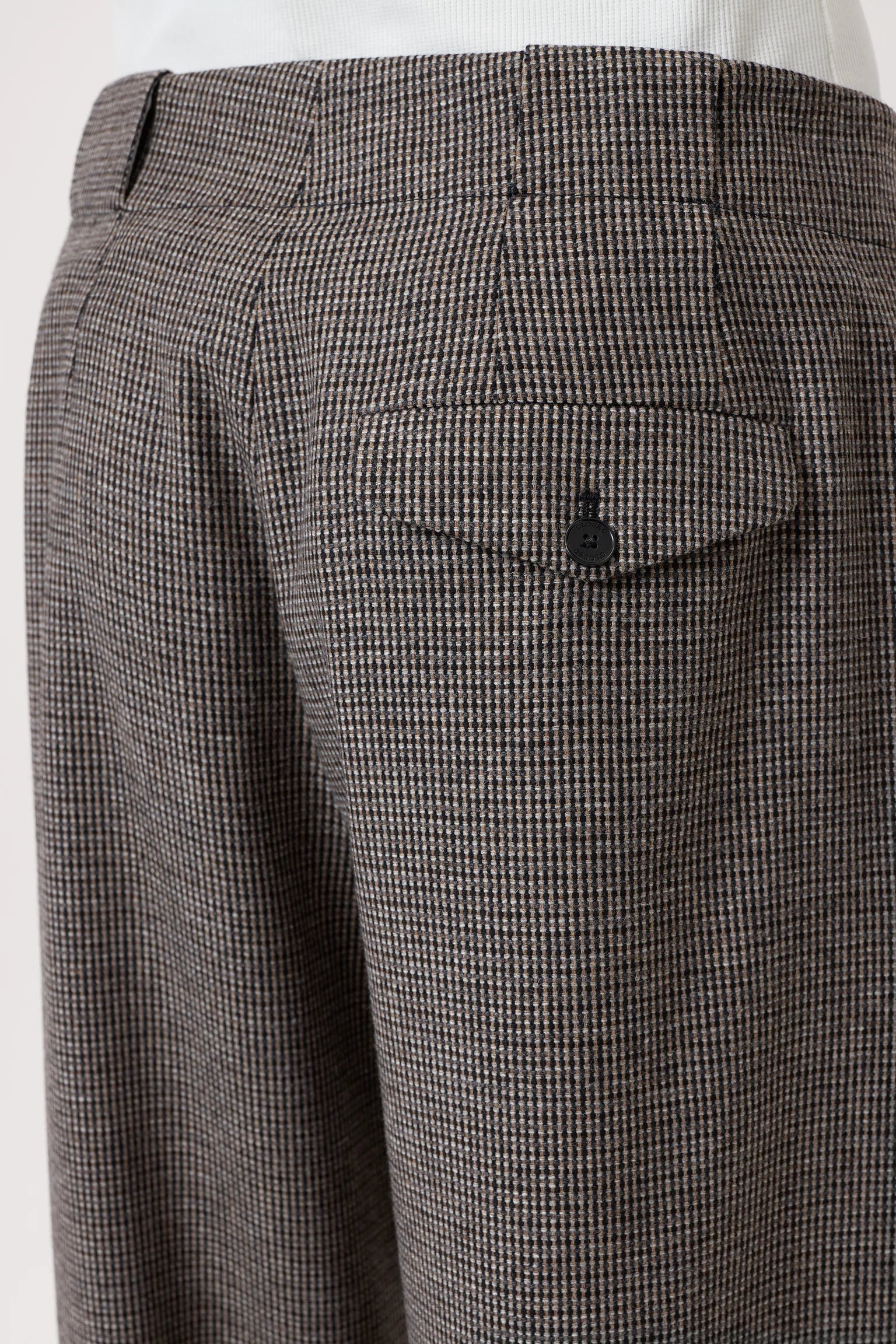 Closed Wide Pants - Mawson - Dark Night