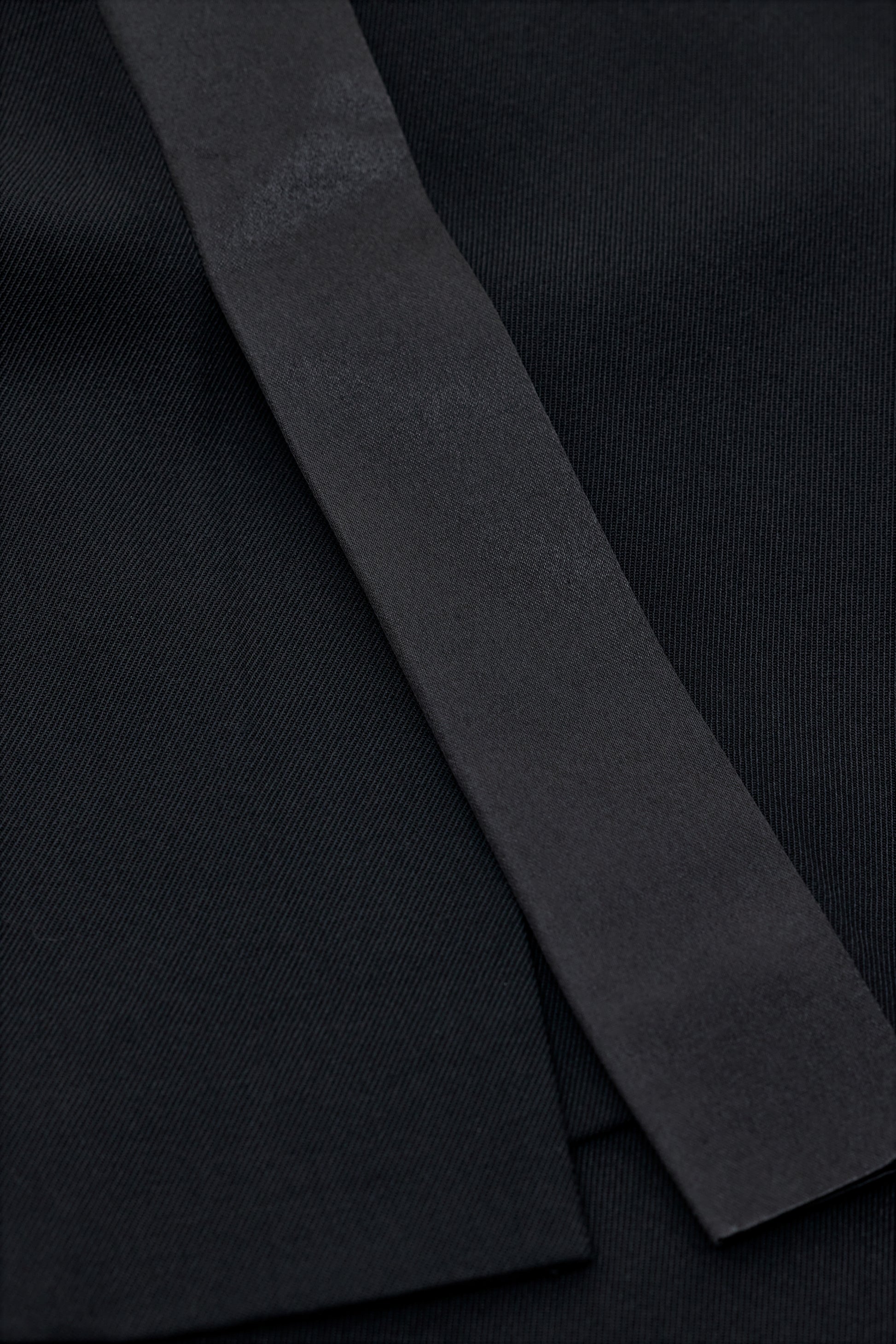 Closed Flared Flye Pants - Black