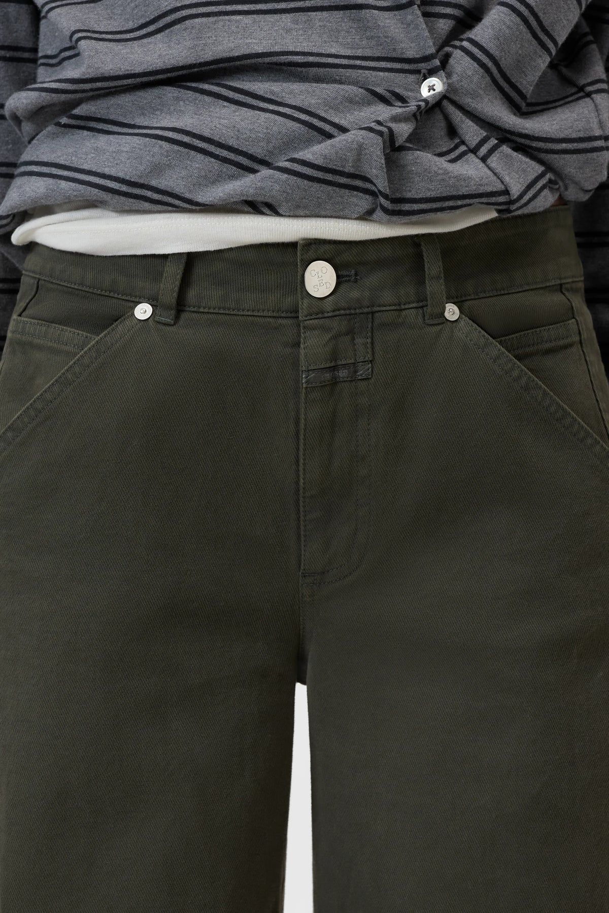 Closed Bouna Wide-Leg Pants - Juniper Green
