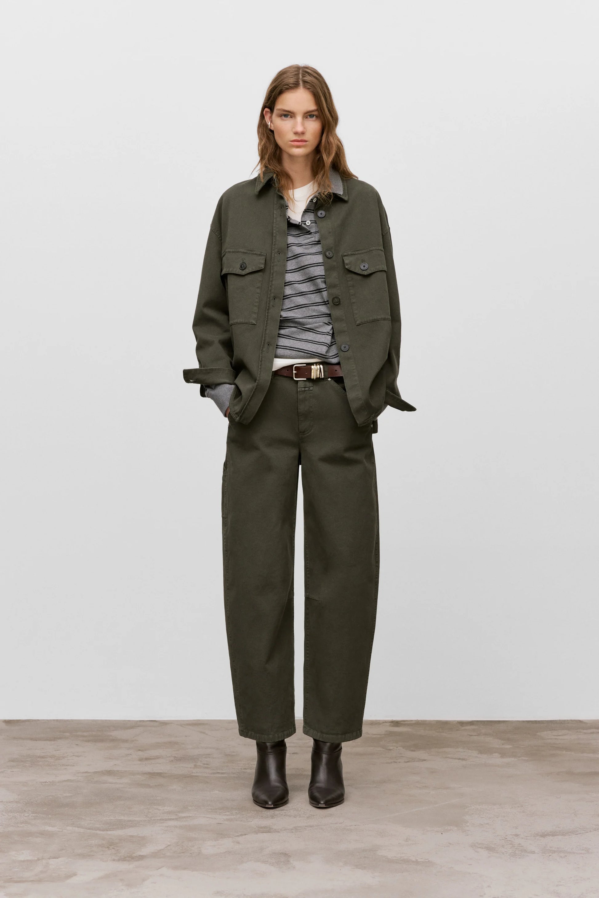 Closed Bouna Wide-Leg Pants - Juniper Green