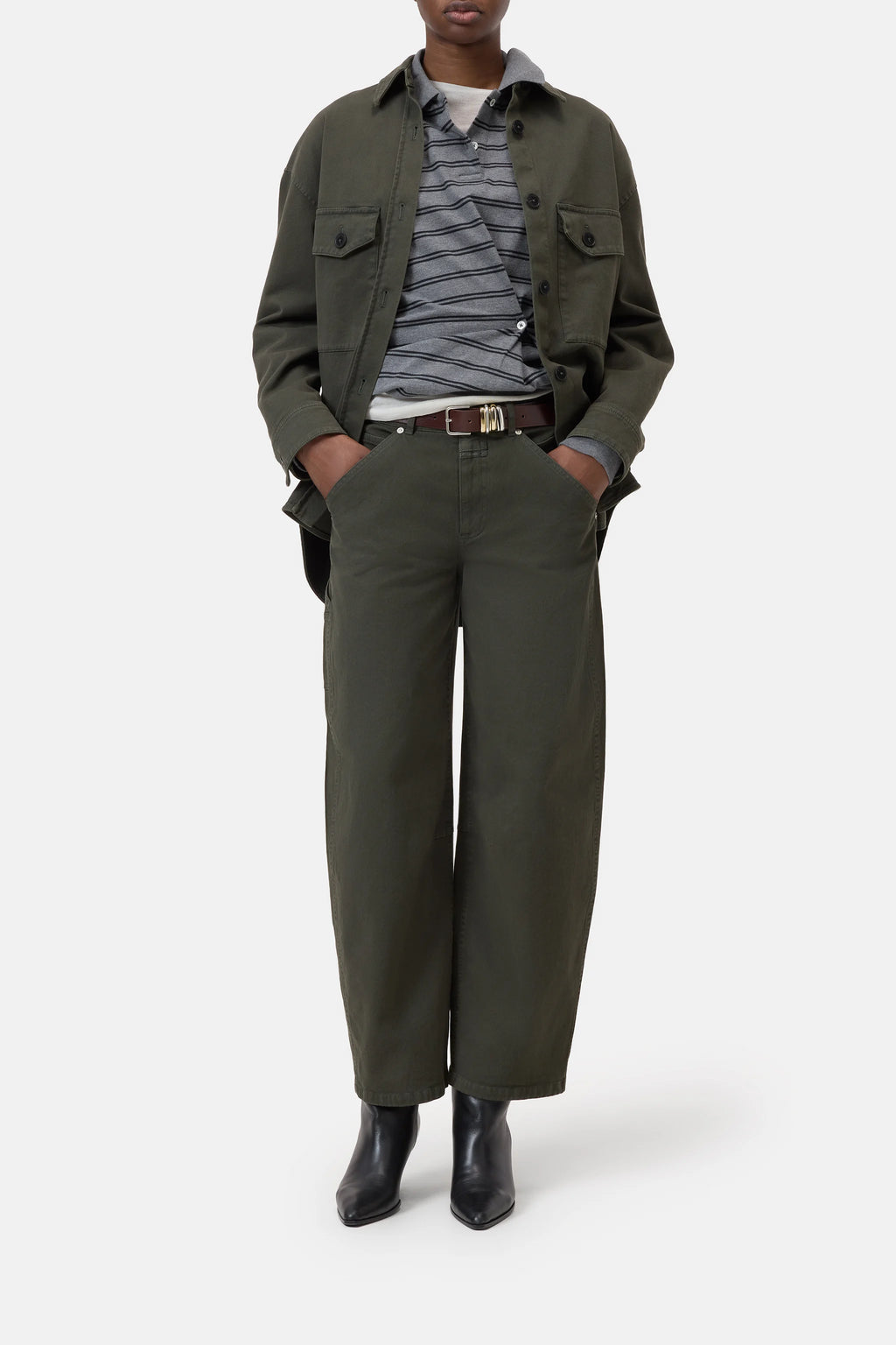 Closed Bouna Wide-Leg Pants - Juniper Green