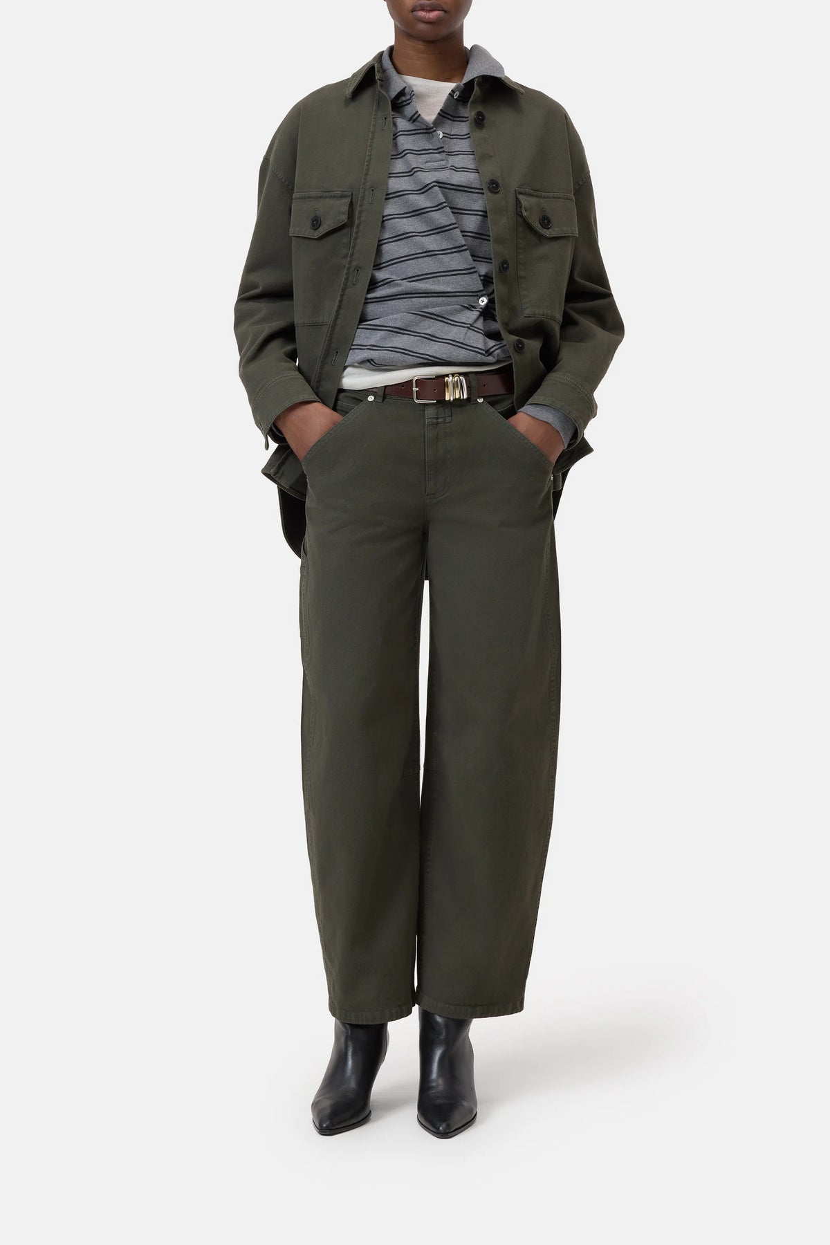 Closed Bouna Wide-Leg Pants - Juniper Green